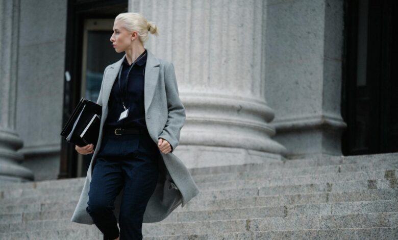 Steps leading to a courthouse building representing legal proceedings and judicial decisions