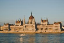 French National Assembly building exterior with columns and architecture