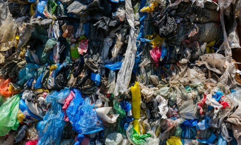 Plastic waste and pollution highlighting environmental concerns addressed by China's new ban