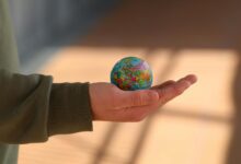 Massive ice glacier formation showing the scale of Antarctic ice sheets