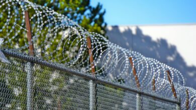 Military border fence representing India-Pakistan disputed territories