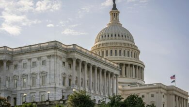 United States Capitol building where Senate Republicans are debating constitutional amendment proposals