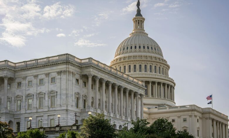 United States Capitol building where Senate Republicans are debating constitutional amendment proposals