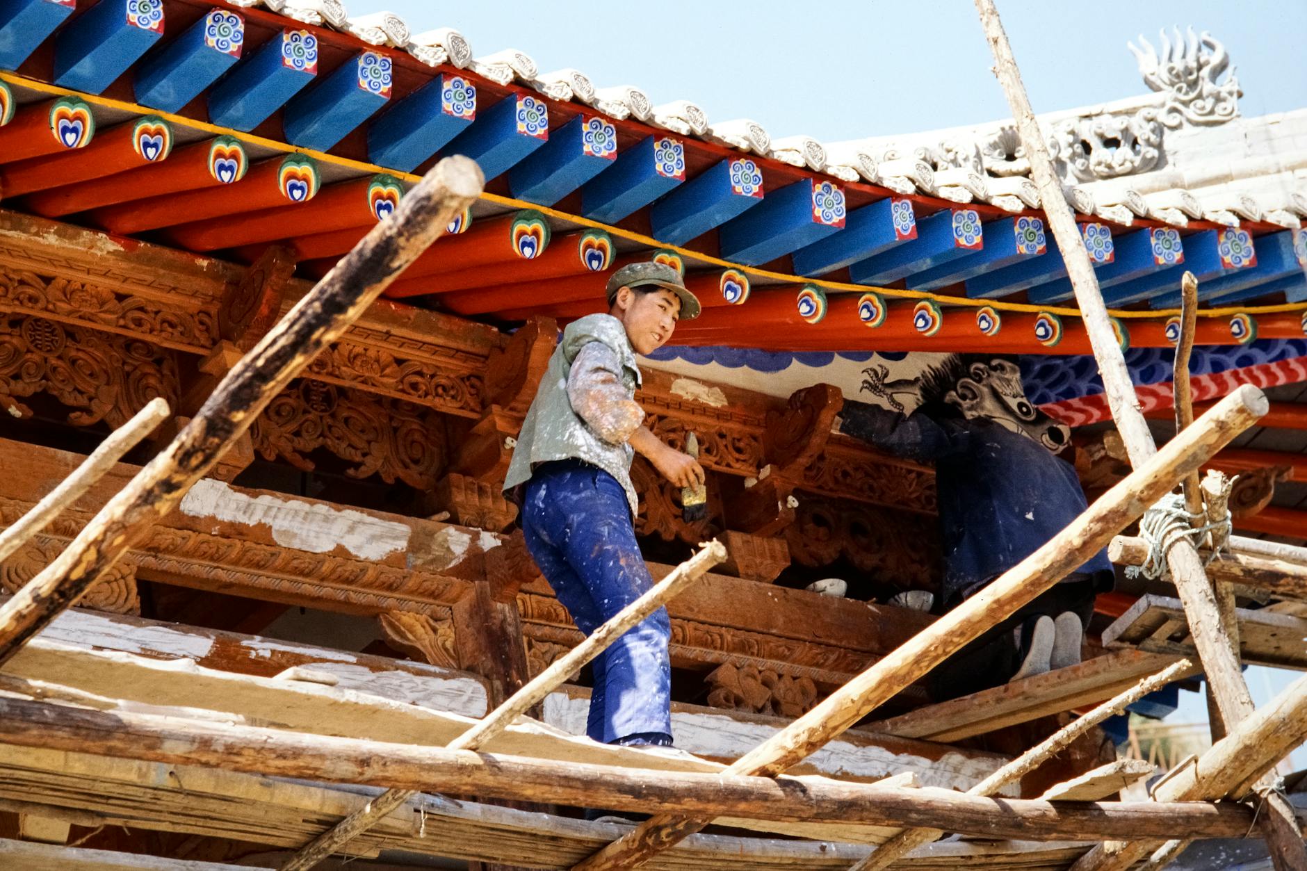 Conservation specialists working on historical artifact restoration