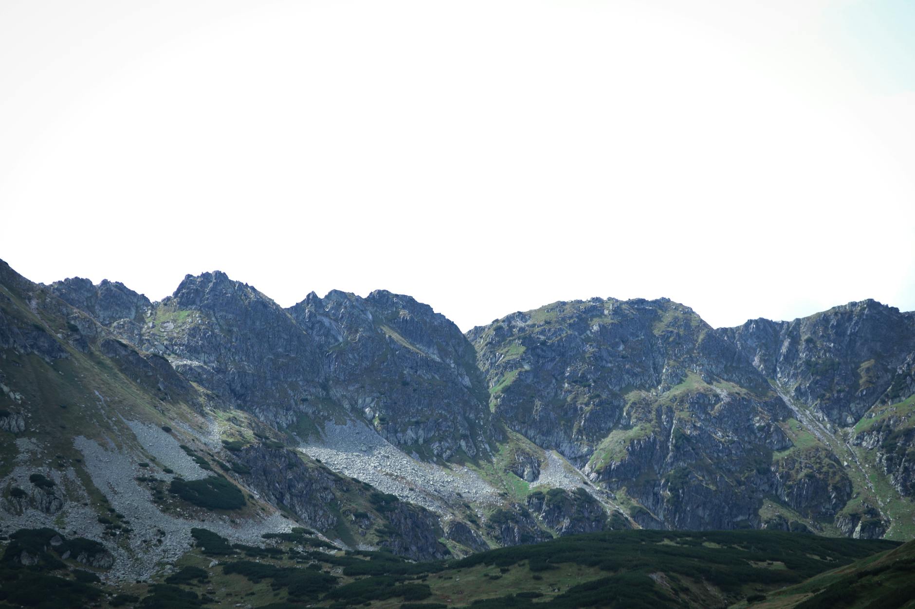 Mountainous terrain showing disputed border regions in Kashmir