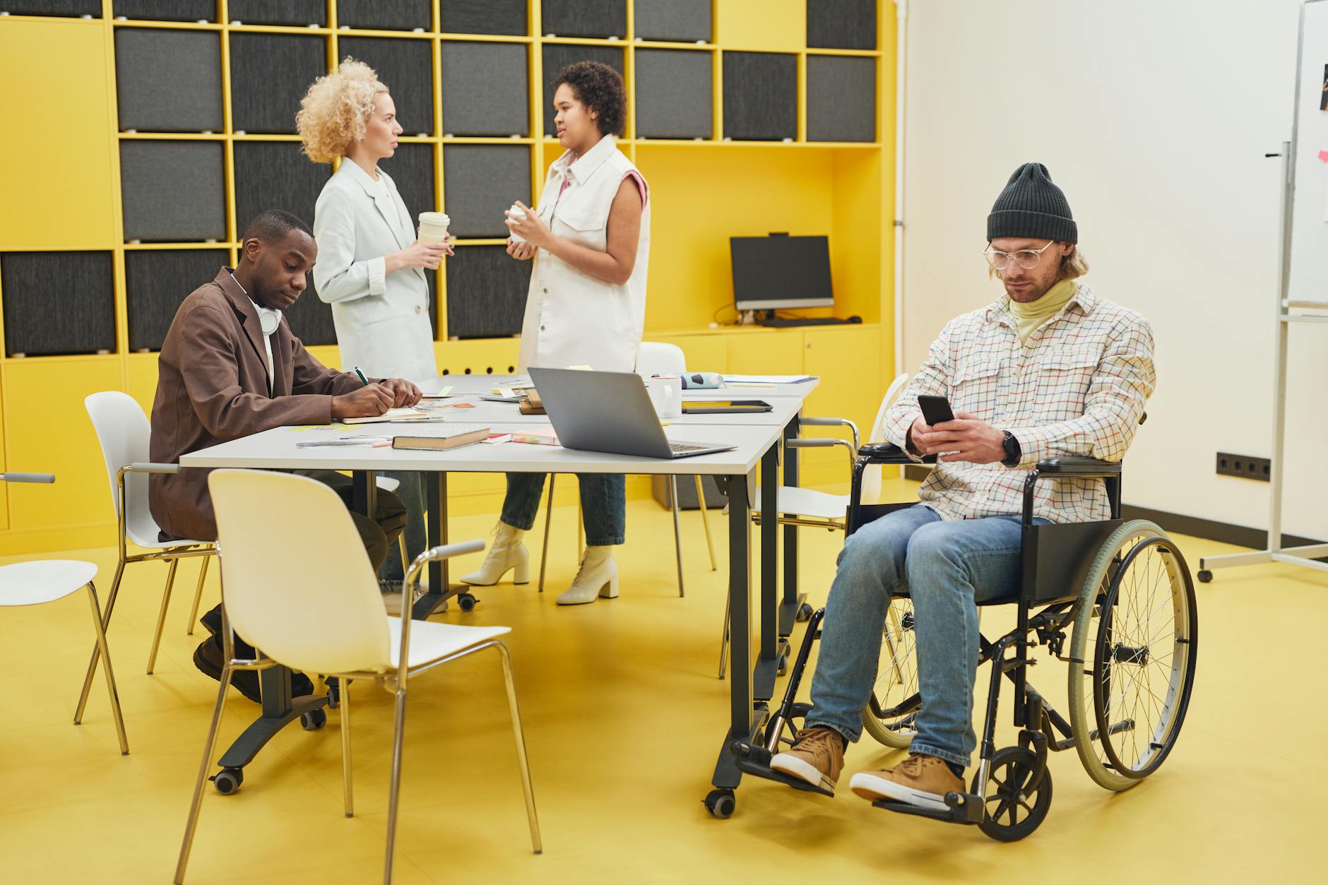 Diverse workplace showing multicultural integration in Japanese business environment