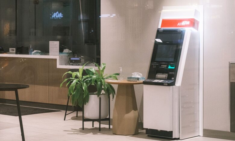 Exterior of a commercial bank branch representing HSBC's retail banking operations