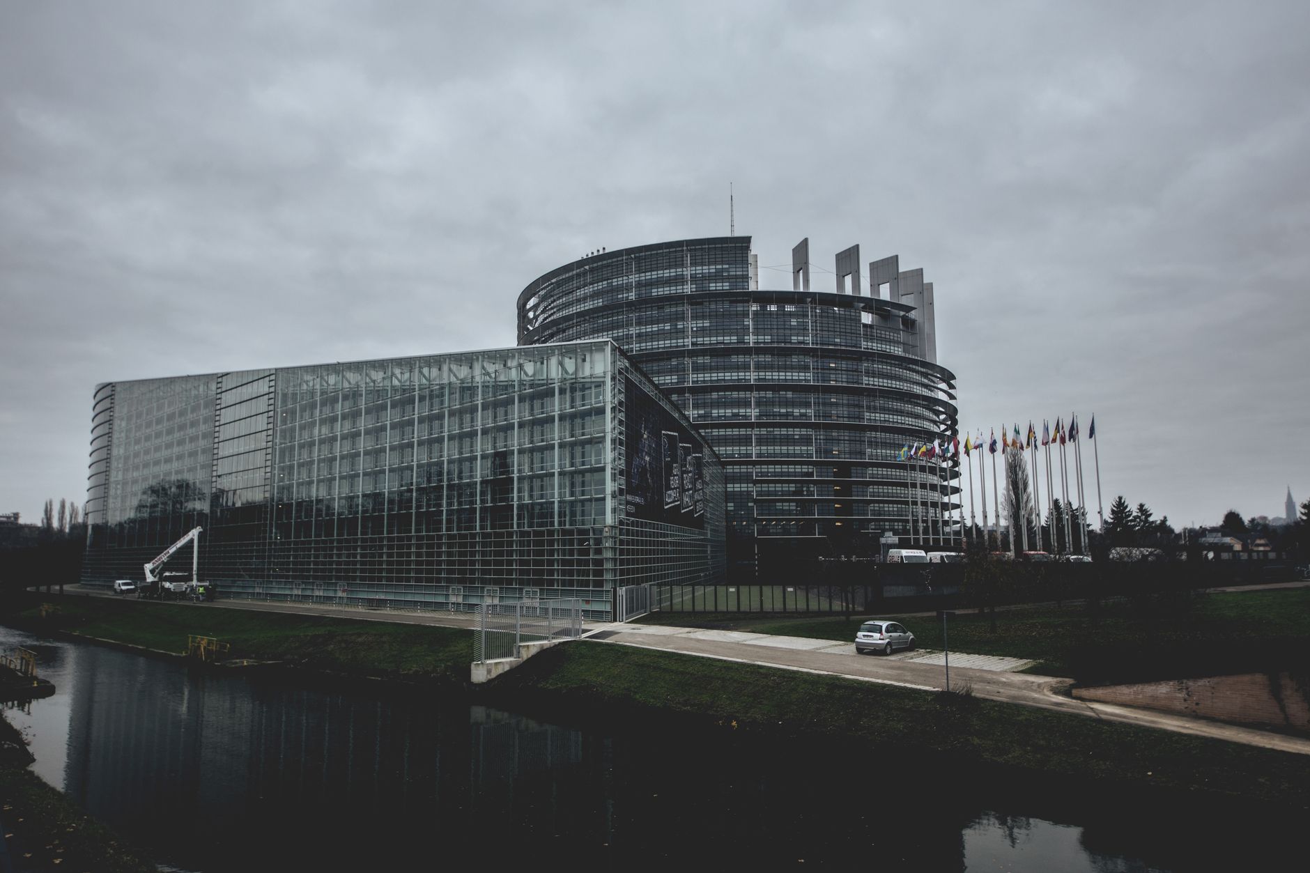European Union government building exterior representing regulatory authority