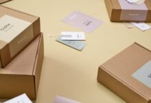 Stacked cardboard shipping boxes representing cross-border e-commerce deliveries