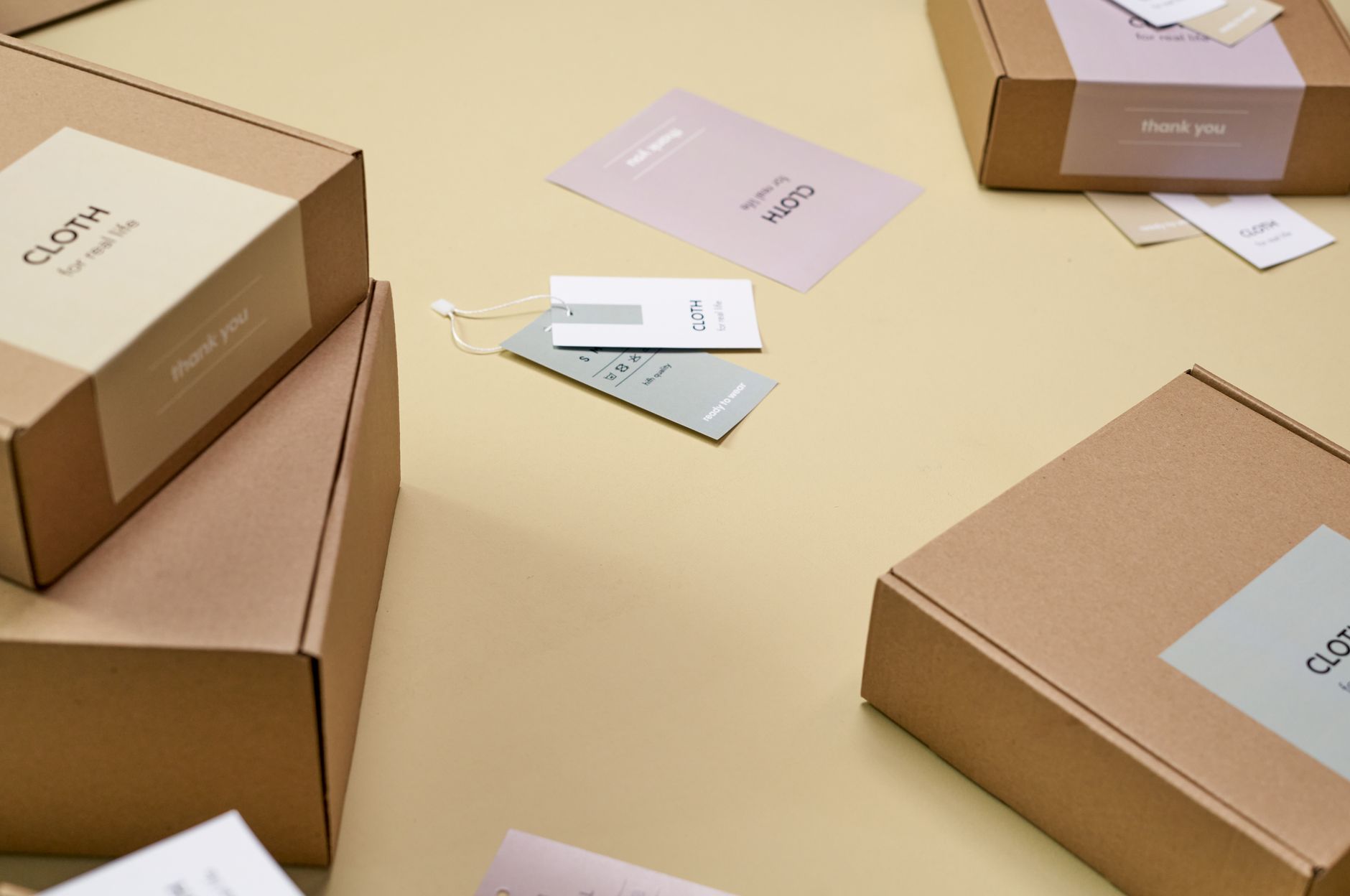 Stacked cardboard shipping boxes representing cross-border e-commerce deliveries