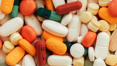 Close-up of prescription medication pills representing the GLP-1 weight loss drug market