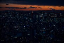 Tokyo cityscape representing SoftBank's Japanese corporate headquarters and global investment reach