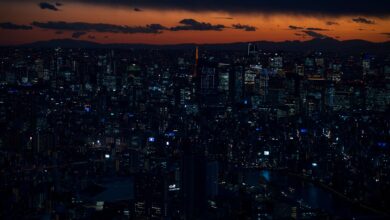 Tokyo cityscape representing SoftBank's Japanese corporate headquarters and global investment reach