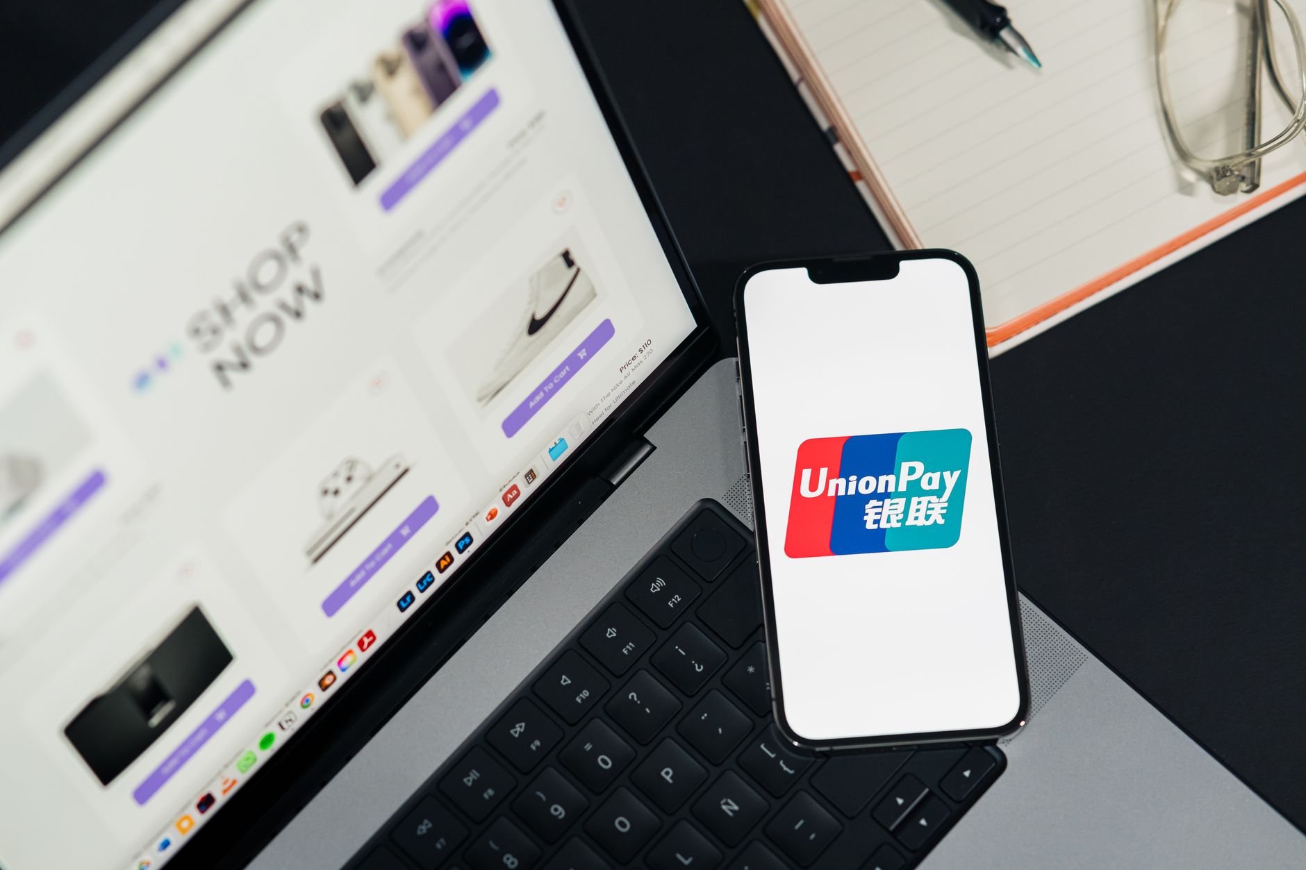 Close-up of a smartphone displaying a digital payment interface at checkout
