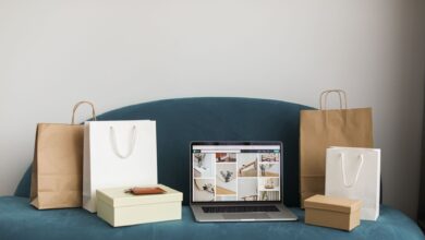 Stacked shipping boxes representing cross-border e-commerce deliveries affected by U.S. tariff changes