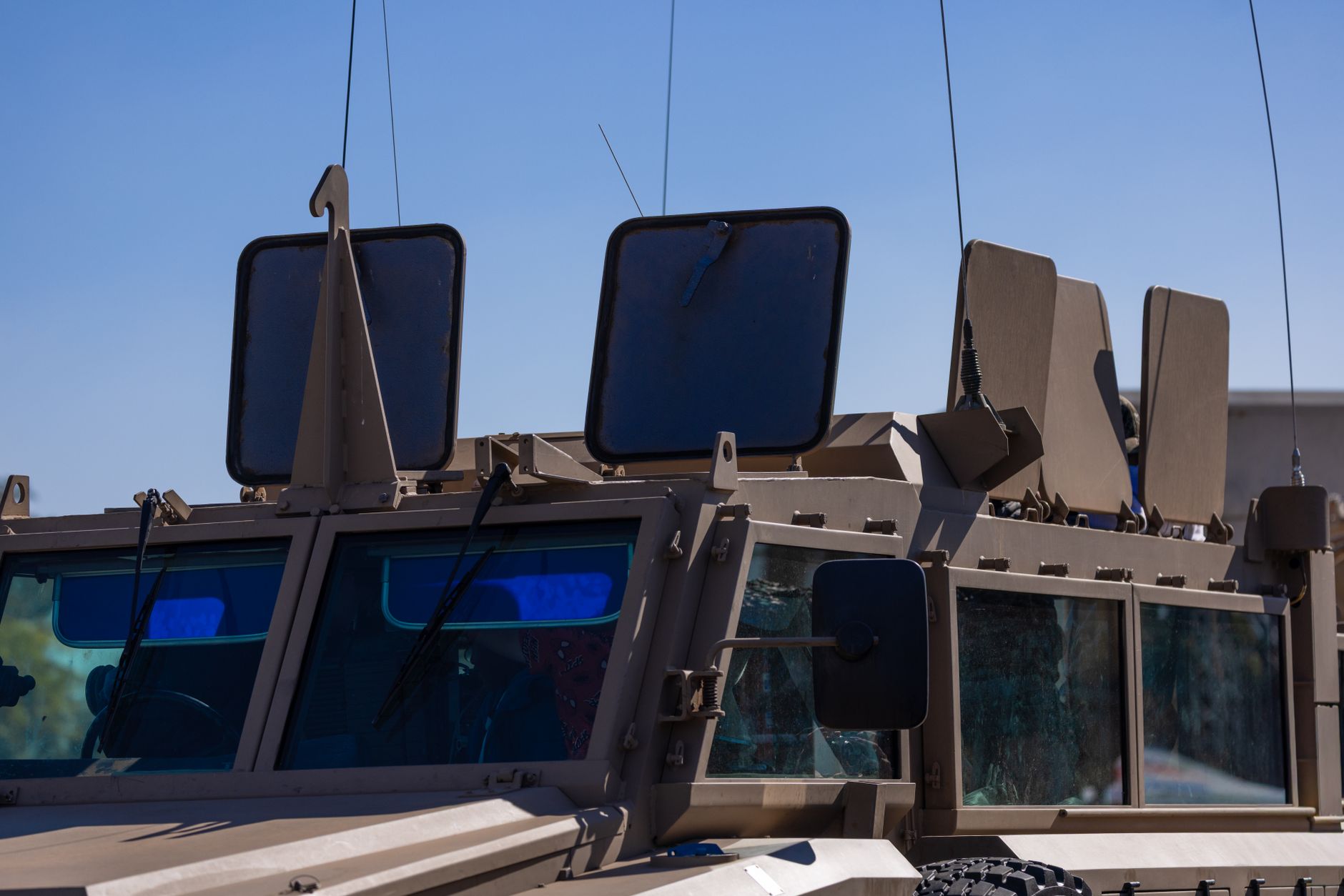 Advanced defense technology equipment representing competition between legacy and emerging defense contractors