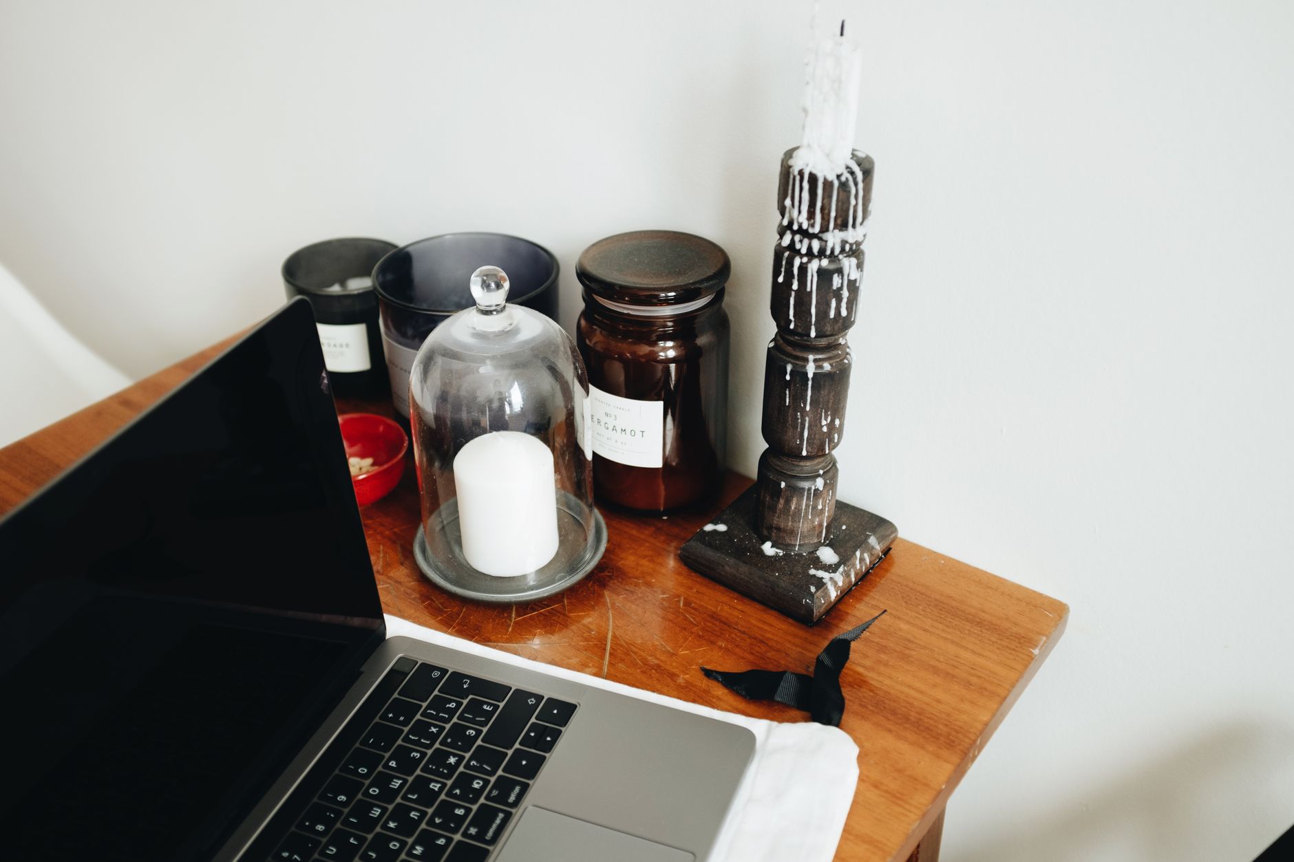 A modern workspace with a laptop open on a desk, representing digital productivity tools