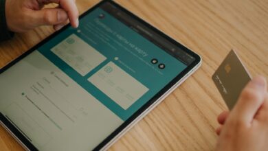 A digital commerce dashboard showing product catalog and order management screens
