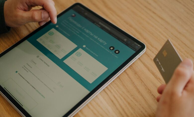 A digital commerce dashboard showing product catalog and order management screens