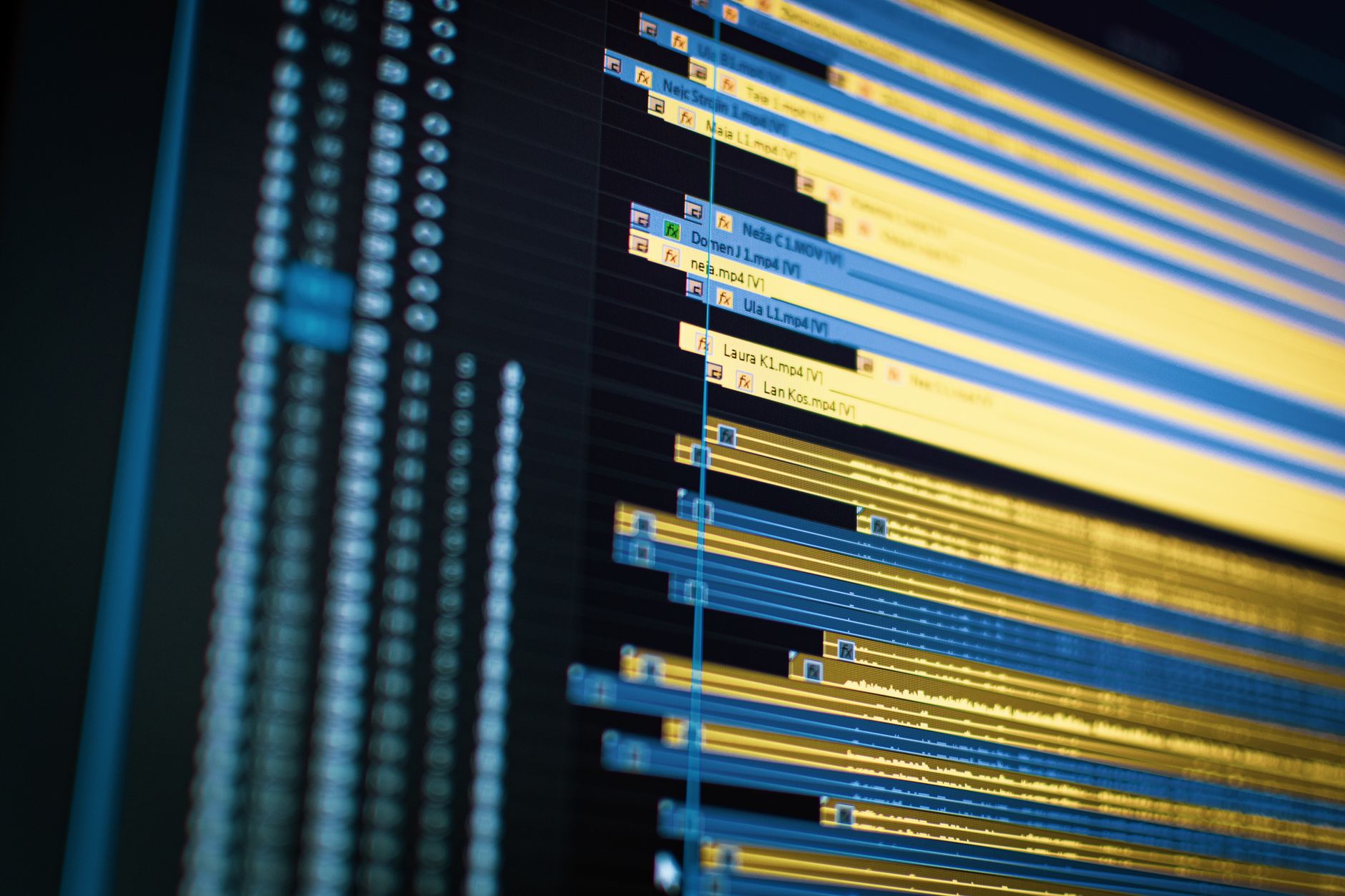 Person using workflow automation software on a laptop screen